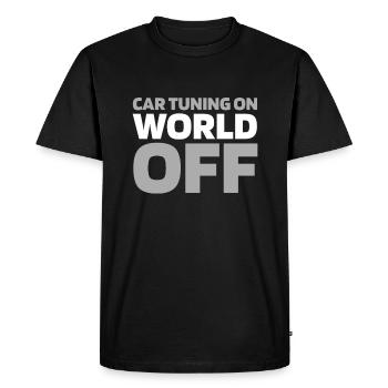 Schrauber Tuning Tuner Tuning Car Tuning sur World Off - T-shirt Premium bio Homme - noir - Devant - Nico (187cm)