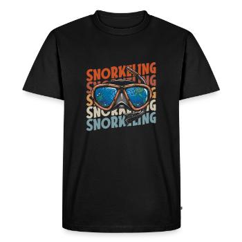Tuba - T-shirt Premium bio Homme - noir - Devant - Nico (187cm)