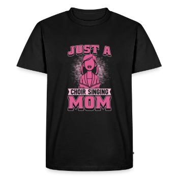 Chanteur de chorale Juste une maman chanteuse de chorale - T-shirt Premium bio Homme - noir - Devant - Nico (187cm)