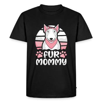 Bull Terrier Mom Dog Mom For Mommy - Men's Premium Organic T-Shirt - black - Front - Nico (187cm)