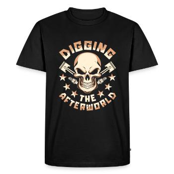 Screwdriver Tuning Tuner Skull - Men's Premium Organic T-Shirt - black - Front - Nico (187cm)