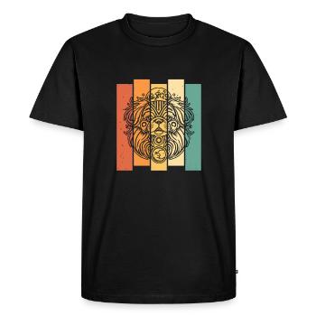 Phases de lune à Pékin - T-shirt Premium bio Homme - noir - Devant - Nico (187cm)