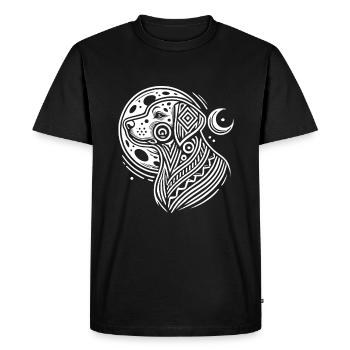 Phases de lune dalmates - T-shirt Premium bio Homme - noir - Devant - Nico (187cm)