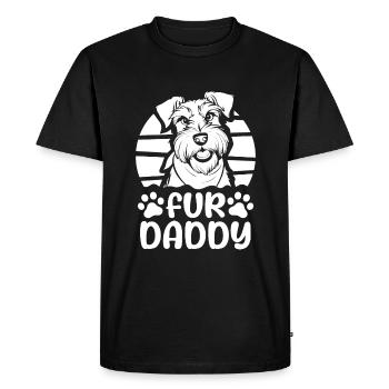 Schnauzer Dog Dad For Daddy - Men's Premium Organic T-Shirt - black - Front - Nico (187cm)