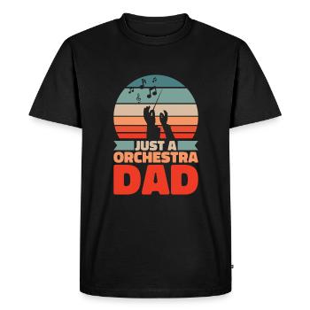 Orchestre Père Juste Un Orchestre Papa - T-shirt Premium bio Homme - noir - Devant - Nico (187cm)