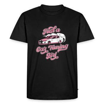 Schrauber Tuning Tuner Just A Car Tuning Girl - T-shirt Premium bio Homme - noir - Devant - Nico (187cm)
