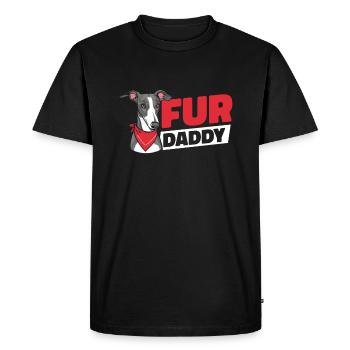 Greyhound Greyhound Chien Papa Pour Papa - T-shirt Premium bio Homme - noir - Devant - Nico (187cm)