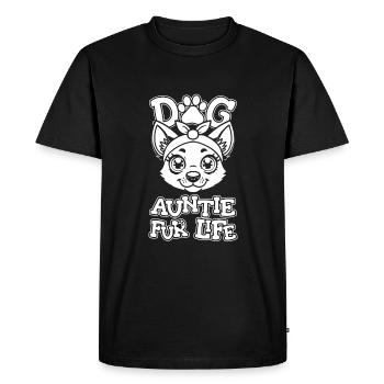 Tante australienne de chien de bétail pour la vie - T-shirt Premium bio Homme - noir - Devant - Nico (187cm)