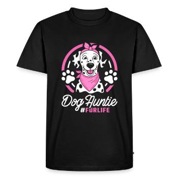 Chien Dalmatien Tante Pour La Vie - T-shirt Premium bio Homme - noir - Devant - Nico (187cm)