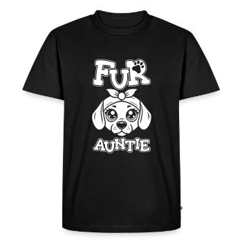 Beagle chien tante pour tante - T-shirt Premium bio Homme - noir - Devant - Nico (187cm)