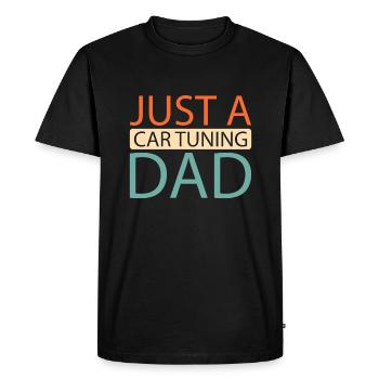 Schrauber Tuning Tuner Just A Car Tuning Dad - T-shirt Premium bio Homme - noir - Devant - Nico (187cm)