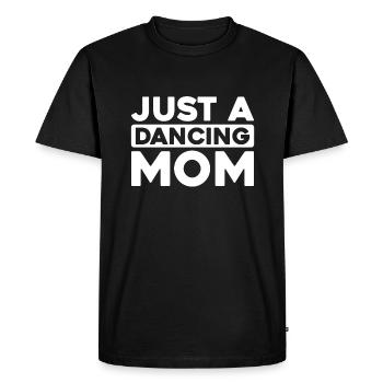 Danseuse Danseuse Juste Une Maman Dansante - T-shirt Premium bio Homme - noir - Devant - Nico (187cm)