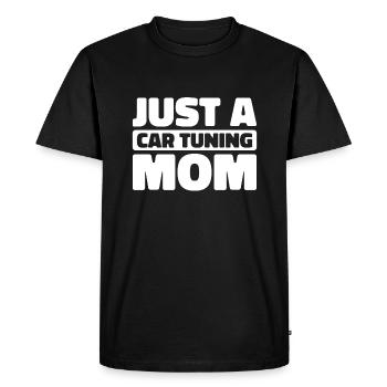 Schrauber Tuning Tuner Just A Car Tuning Mom - T-shirt Premium bio Homme - noir - Devant - Nico (187cm)