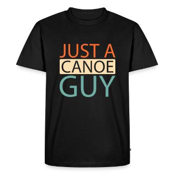 canoë canoë juste un canoë gars - T-shirt Premium bio Homme - noir - Devant - Nico (187cm)
