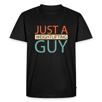 Weightlifting Weightlifting - Men's Premium Organic T-Shirt - black - Front - Nico (187cm)