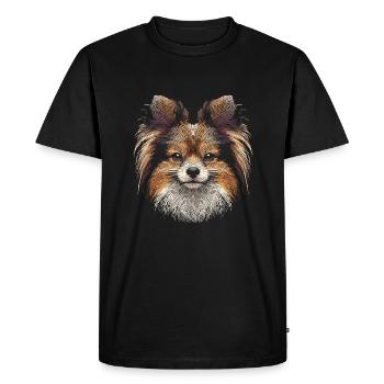 Empreinte digitale Papillon - T-shirt Premium bio Homme - noir - Devant - Nico (187cm)