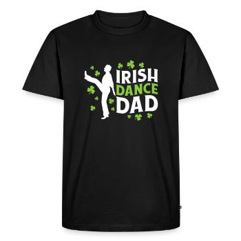 Irish Dance Irischer Tanz - Men's Premium Organic T-Shirt - black - Front - Nico (187cm)