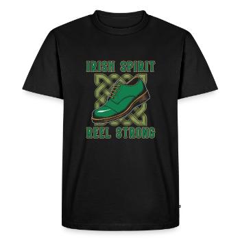 Danse Irlandaise Irischer Tanz - T-shirt Premium bio Homme - noir - Devant - Nico (187cm)