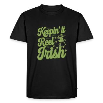 Irish Dance Irischer Tanz - Männer Premium Bio T-Shirt - Schwarz - Vorne - Nico (187cm)