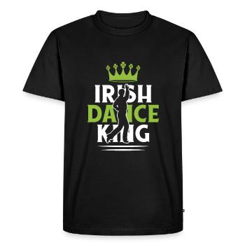 Irish Dance Irischer Tanz - Men's Premium Organic T-Shirt - black - Front - Nico (187cm)