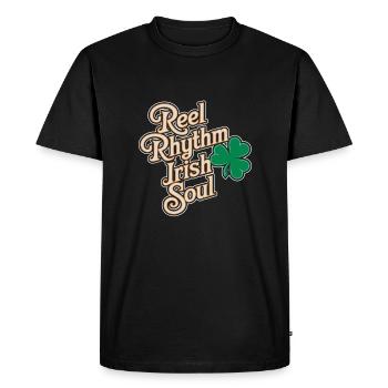 Irish Dance Irischer Tanz - Men's Premium Organic T-Shirt - black - Front - Nico (187cm)