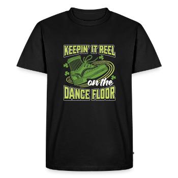 Irish Dance Irischer Tanz - Men's Premium Organic T-Shirt - black - Front - Nico (187cm)