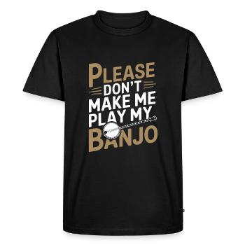 Banjo - T-shirt Premium bio Homme - noir - Devant - Nico (187cm)