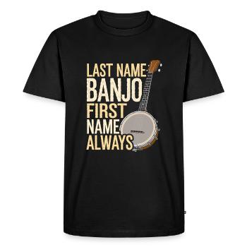 Banjo - T-shirt Premium bio Homme - noir - Devant - Nico (187cm)