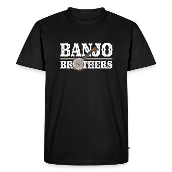Banjo - T-shirt Premium bio Homme - noir - Devant - Nico (187cm)