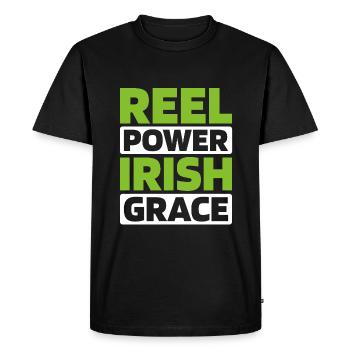Irish Dance Irischer Tanz - Men's Premium Organic T-Shirt - black - Front - Nico (187cm)