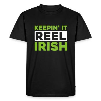 Danse Irlandaise Irischer Tanz - T-shirt Premium bio Homme - noir - Devant - Nico (187cm)