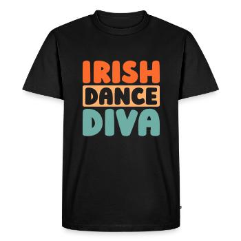 Danse Irlandaise Irischer Tanz - T-shirt Premium bio Homme - noir - Devant - Nico (187cm)