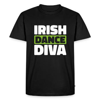 Irish Dance Irischer Tanz - Men's Premium Organic T-Shirt - black - Front - Nico (187cm)