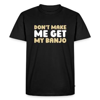 Banjo - T-shirt Premium bio Homme - noir - Devant - Nico (187cm)