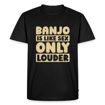 Banjo - T-shirt Premium bio Homme - noir - Devant - Nico (187cm)