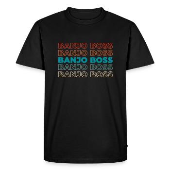 Banjo - T-shirt Premium bio Homme - noir - Devant - Nico (187cm)