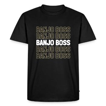 Banjo - T-shirt Premium bio Homme - noir - Devant - Nico (187cm)