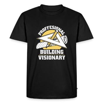 Architect Architecture - Men's Premium Organic T-Shirt - black - Front - Nico (187cm)