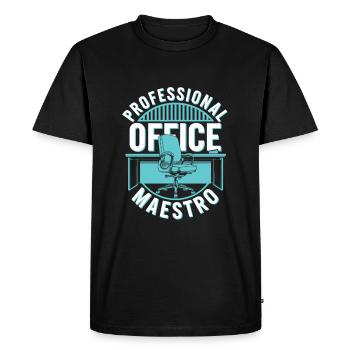 Administrator - Men's Premium Organic T-Shirt - black - Front - Nico (187cm)
