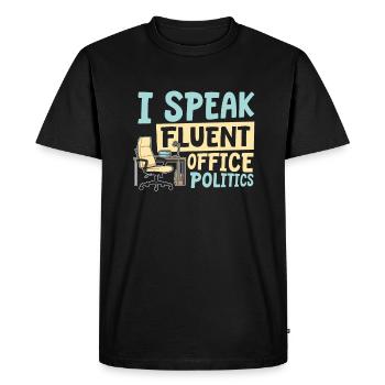 Administrator - Men's Premium Organic T-Shirt - black - Front - Nico (187cm)