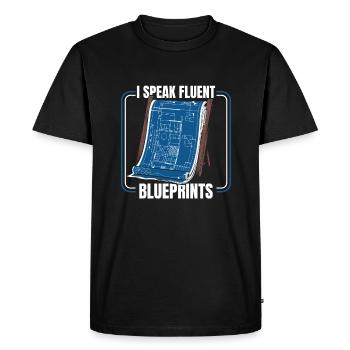 Auteur - T-shirt Premium bio Homme - noir - Devant - Nico (187cm)