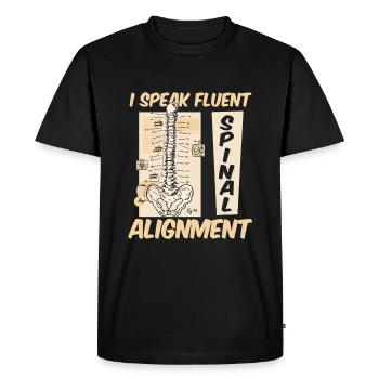 Chiropractor - Men's Premium Organic T-Shirt - black - Front - Nico (187cm)
