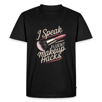 Spécialiste de la beauté - T-shirt Premium bio Homme - noir - Devant - Nico (187cm)