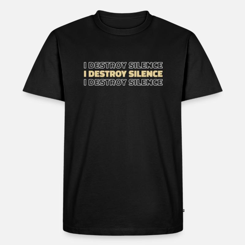 Banjo - Männer Premium Bio T-Shirt - Schwarz