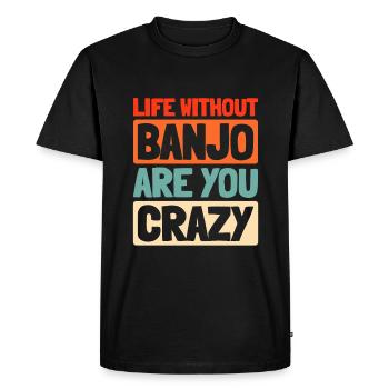 Banjo - T-shirt Premium bio Homme - noir - Devant - Nico (187cm)