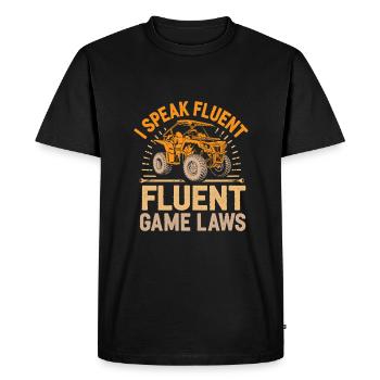 Gamekeeper - Men's Premium Organic T-Shirt - black - Front - Nico (187cm)