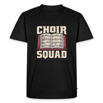 Professeur de chorale Kader - T-shirt Premium bio Homme - noir - Devant - Nico (187cm)