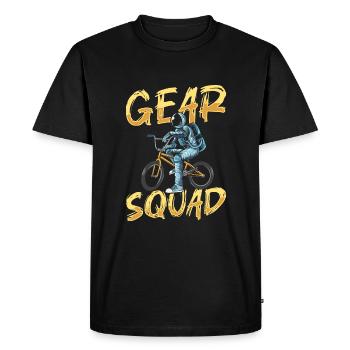 Escouade de mécaniciens de vélos - T-shirt Premium bio Homme - noir - Devant - Nico (187cm)