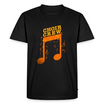 Équipe de professeurs de chorale - T-shirt Premium bio Homme - noir - Devant - Nico (187cm)