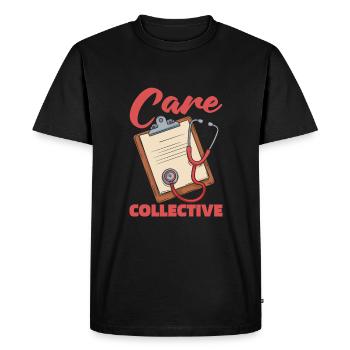 Specialist nurse team - Men's Premium Organic T-Shirt - black - Front - Nico (187cm)